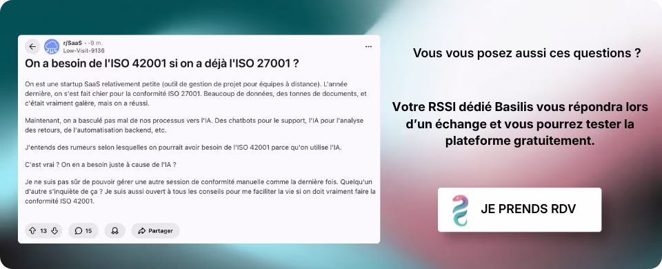 questions sur ISO 42001
